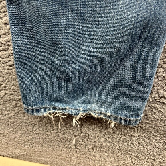 Ariat Jeans Mens 38 X 32 M2 Relaxed Boot Cut Blue Denim Medium Wash Cowboy * - Picture 4 of 13